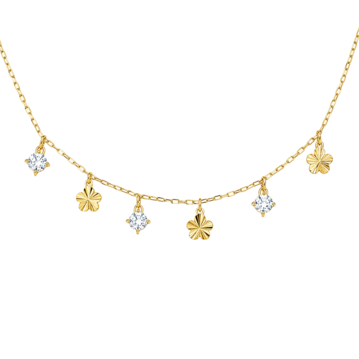 Choker Flores y Circonitas
