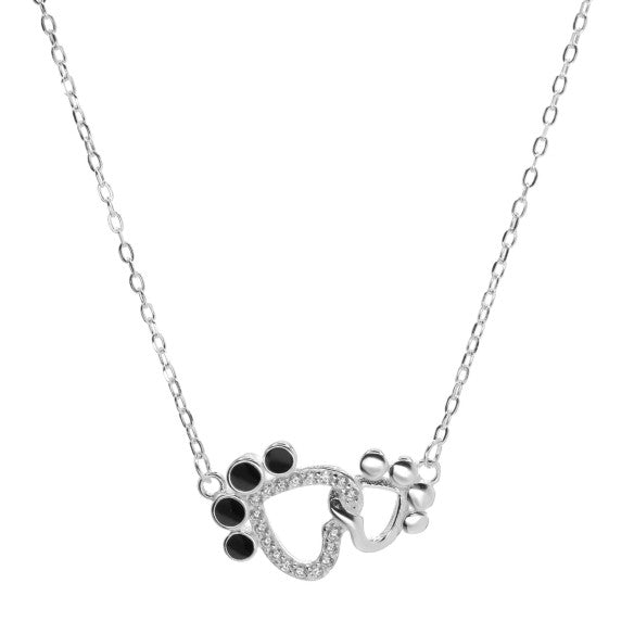 Collar Huellas de Amor – Plata 925