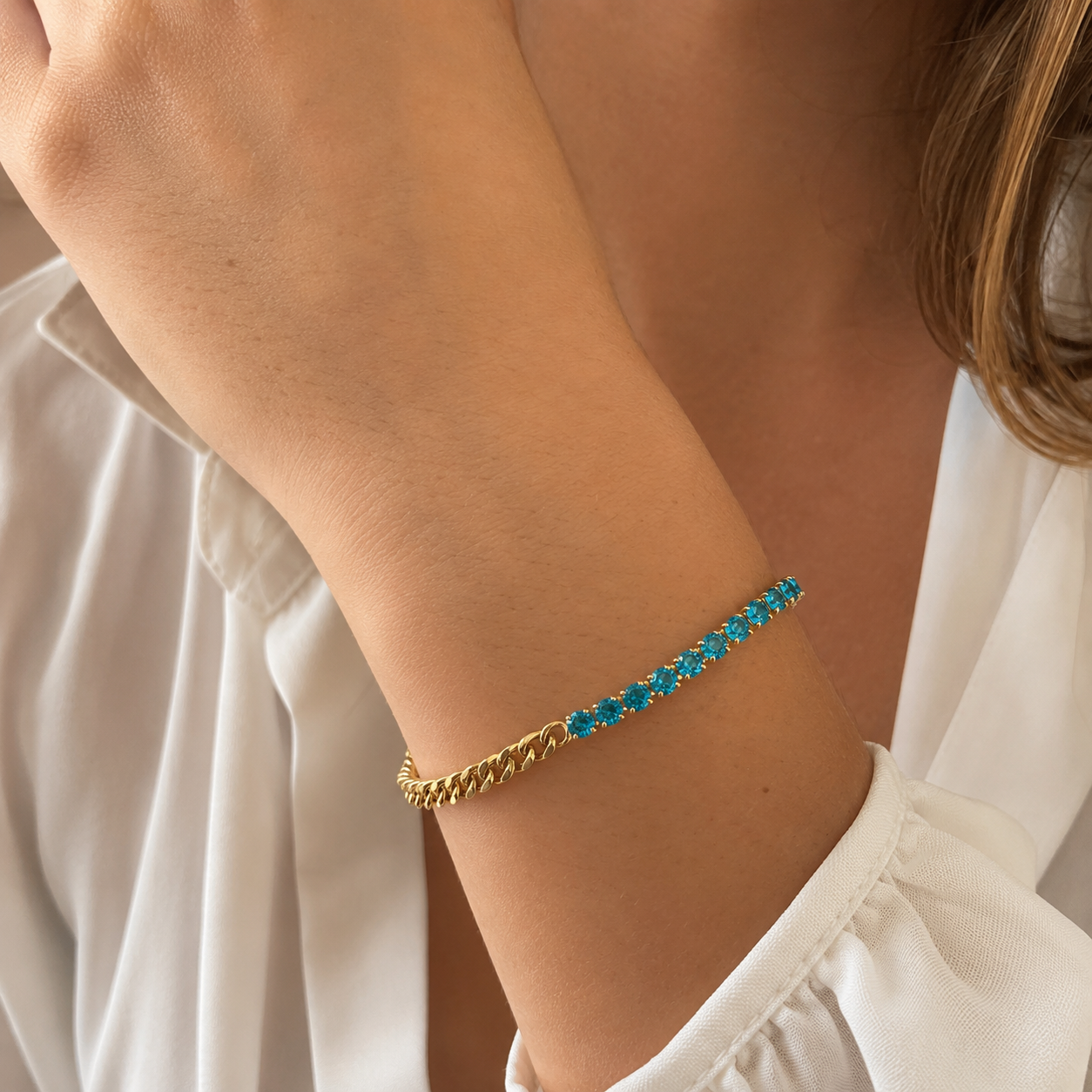 Pulsera Brisa Celeste