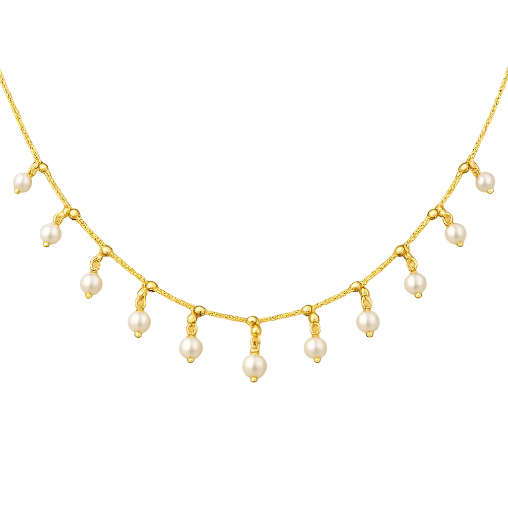 Collar de Perlas Colgantes