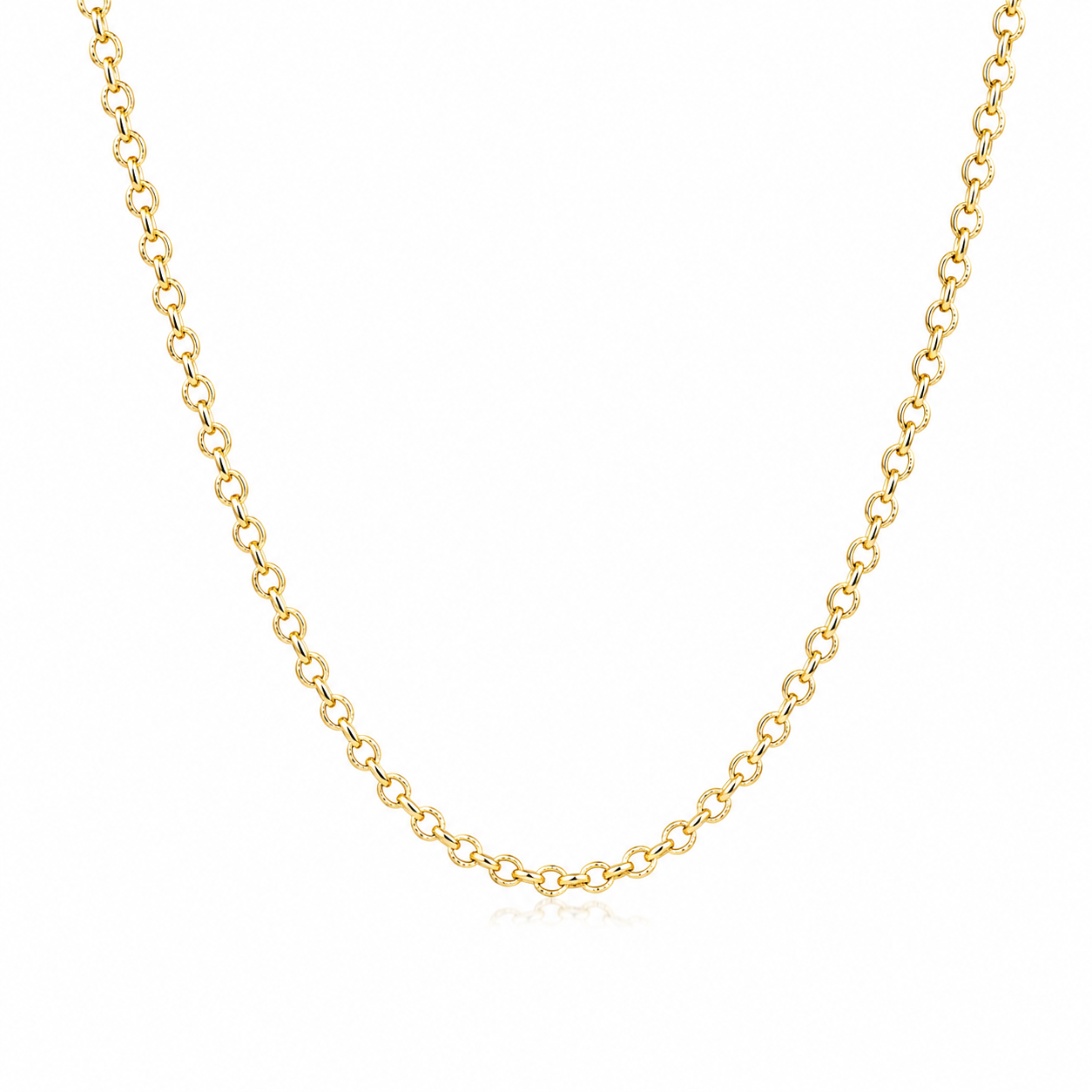 Collar cadena rolo delgada