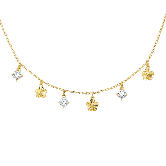 Choker Flores y Circonitas