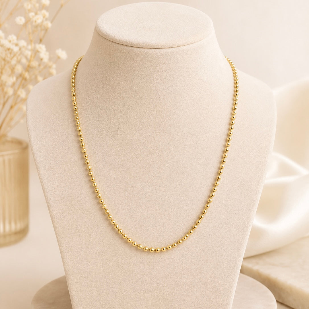 Collar Perlas de Oro