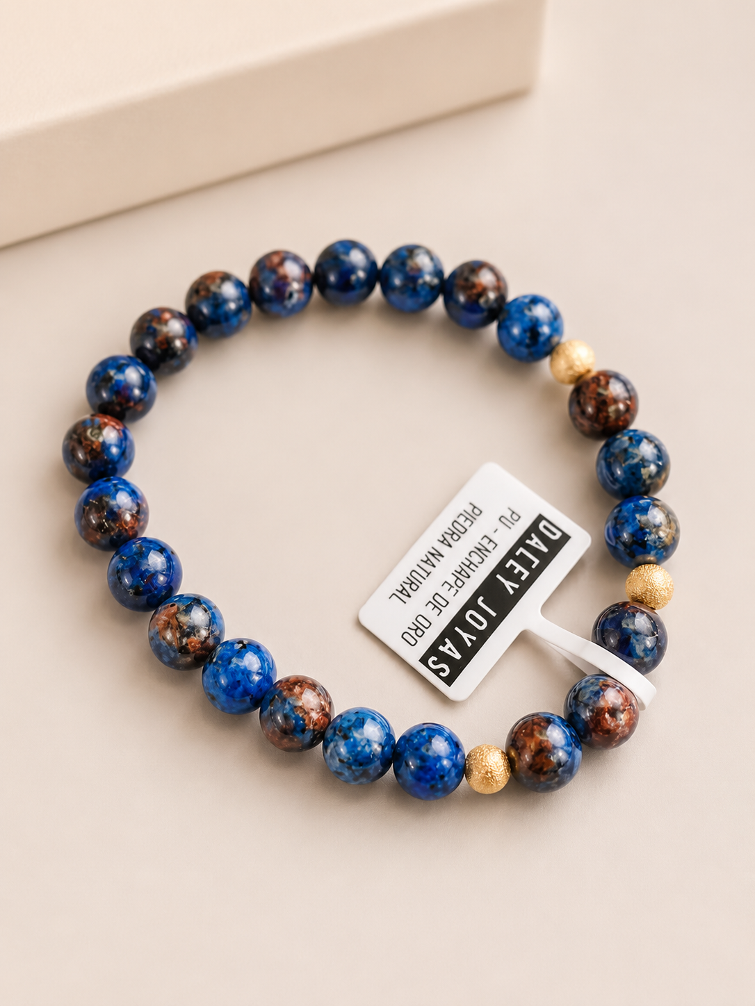 Pulsera de Piedra Natural Lapislázuli