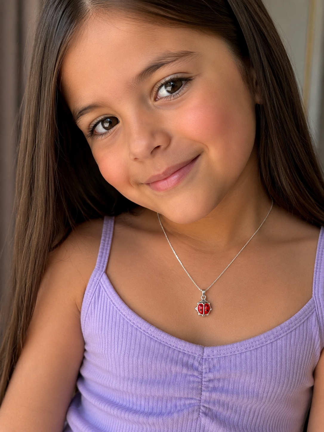 Collar Infantil chinita  – Plata 925