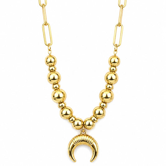 Collar Luna Dorada Boho