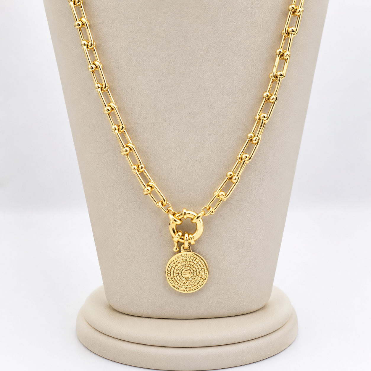 Collar Padre Nuestro – Enchapado en Oro 18K