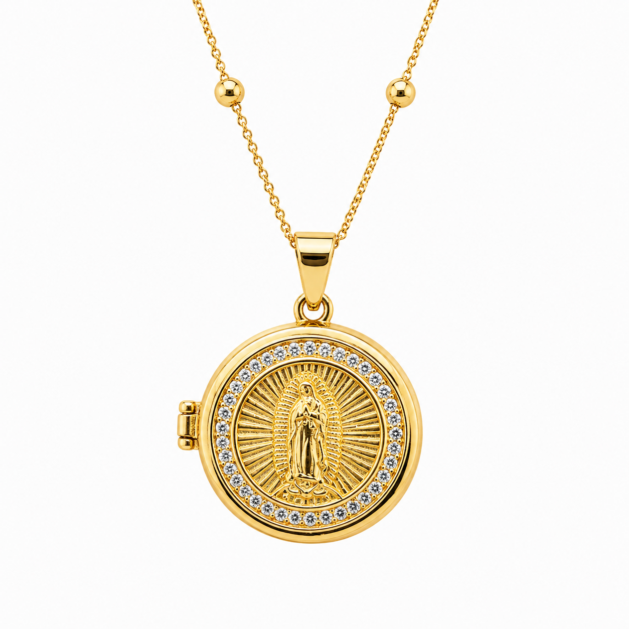 Relicario Personalizado Virgen de Guadalupe