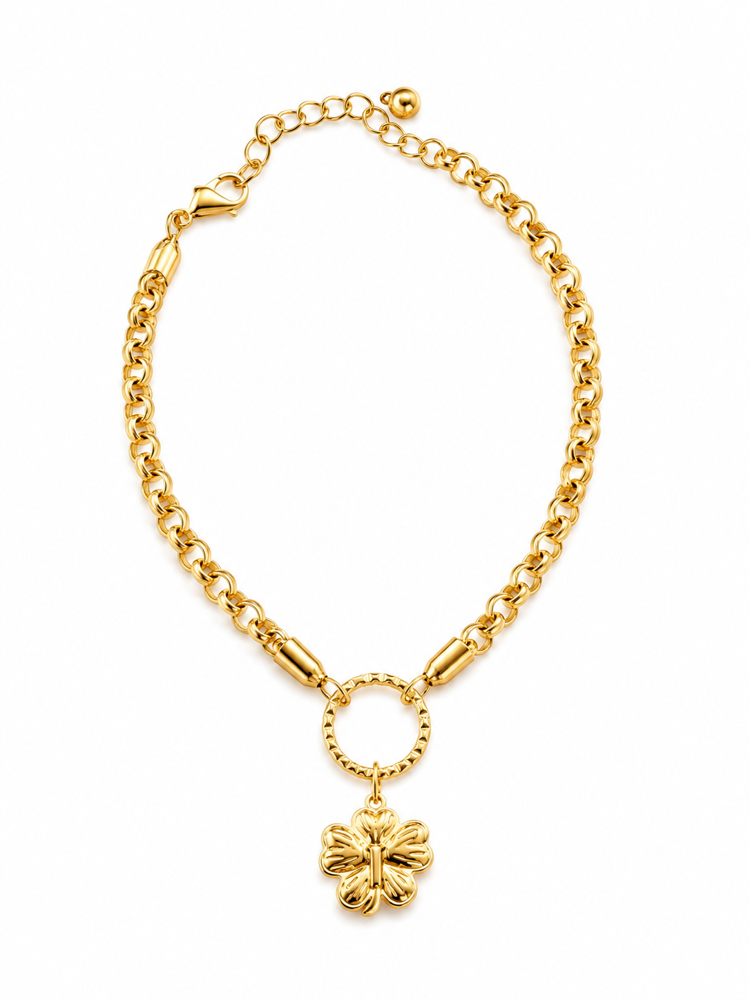Pulsera Trébol Dorado
