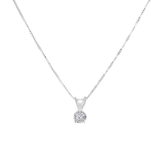 Collar punto de luz en plata