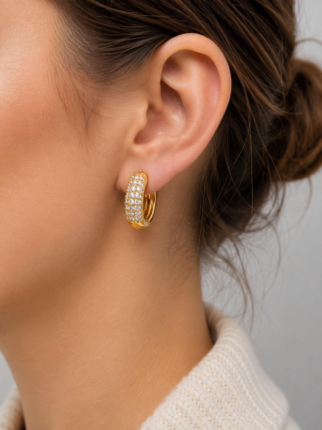 Aros Destello de Oro