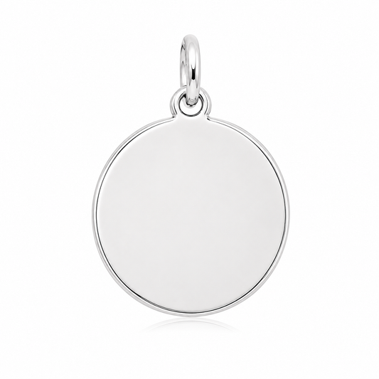 Medalla de plata 20mm. Circulo