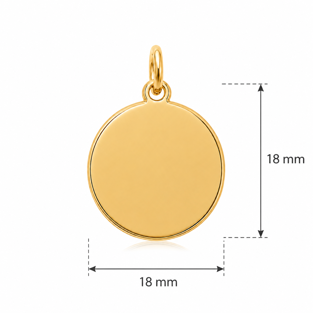 Medalla enchapada en oro, Circulo