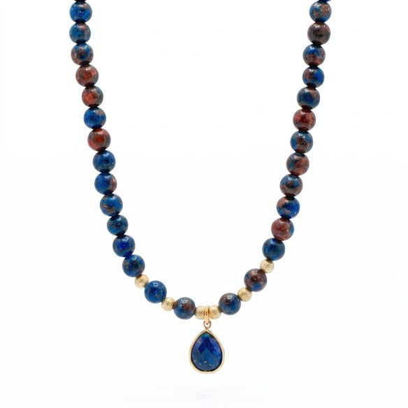 Collar de Piedra Natural Lápiz Lazuli