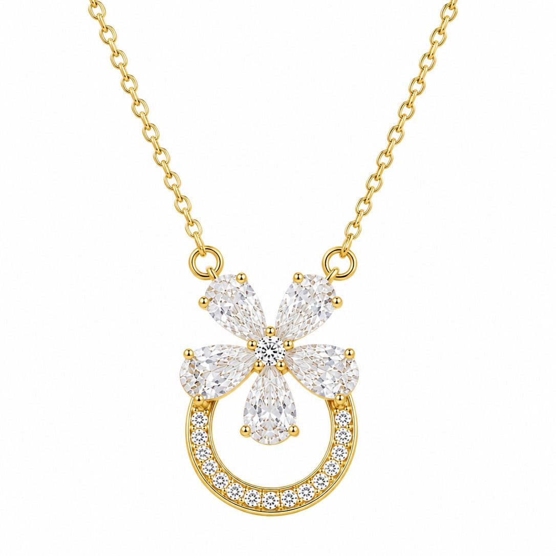 Collar Flor Brillante