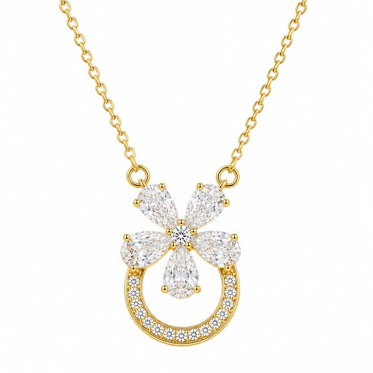 Collar Flor Brillante