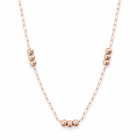 Collar Rosé Destellos