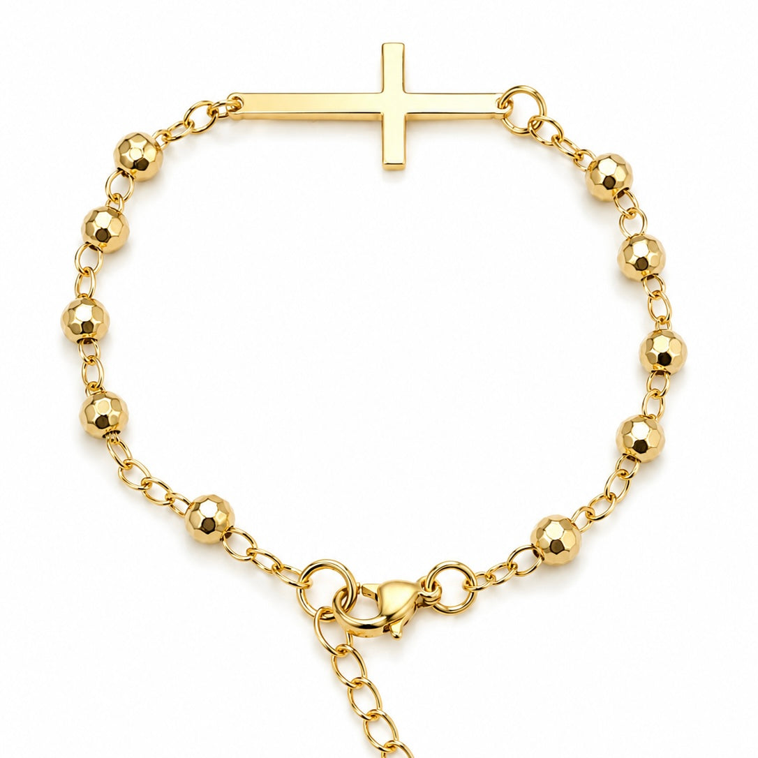Pulsera Cruz de Fe