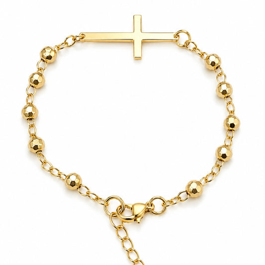 Pulsera Cruz de Fe