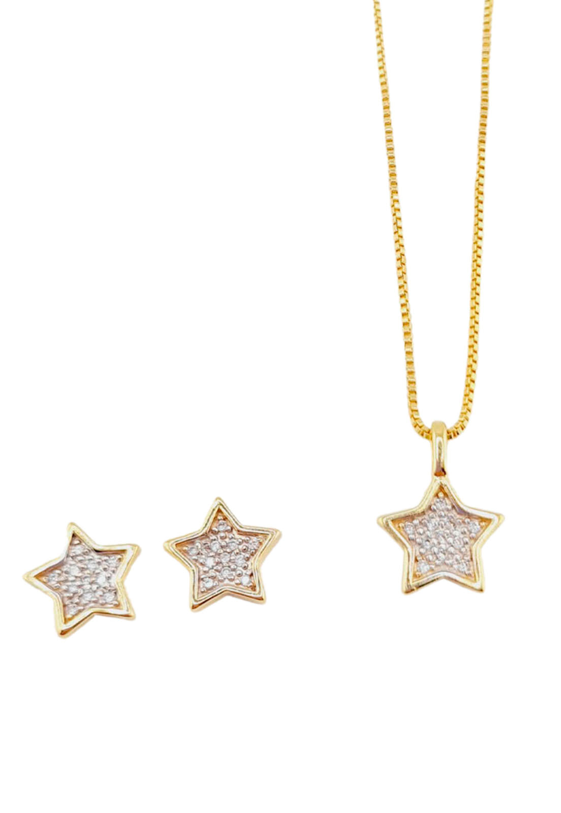 Conjunto Estelar Gold Con Micro Circones
