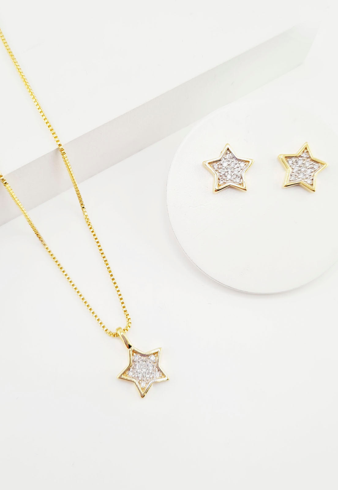 Conjunto Estelar Gold Con Micro Circones