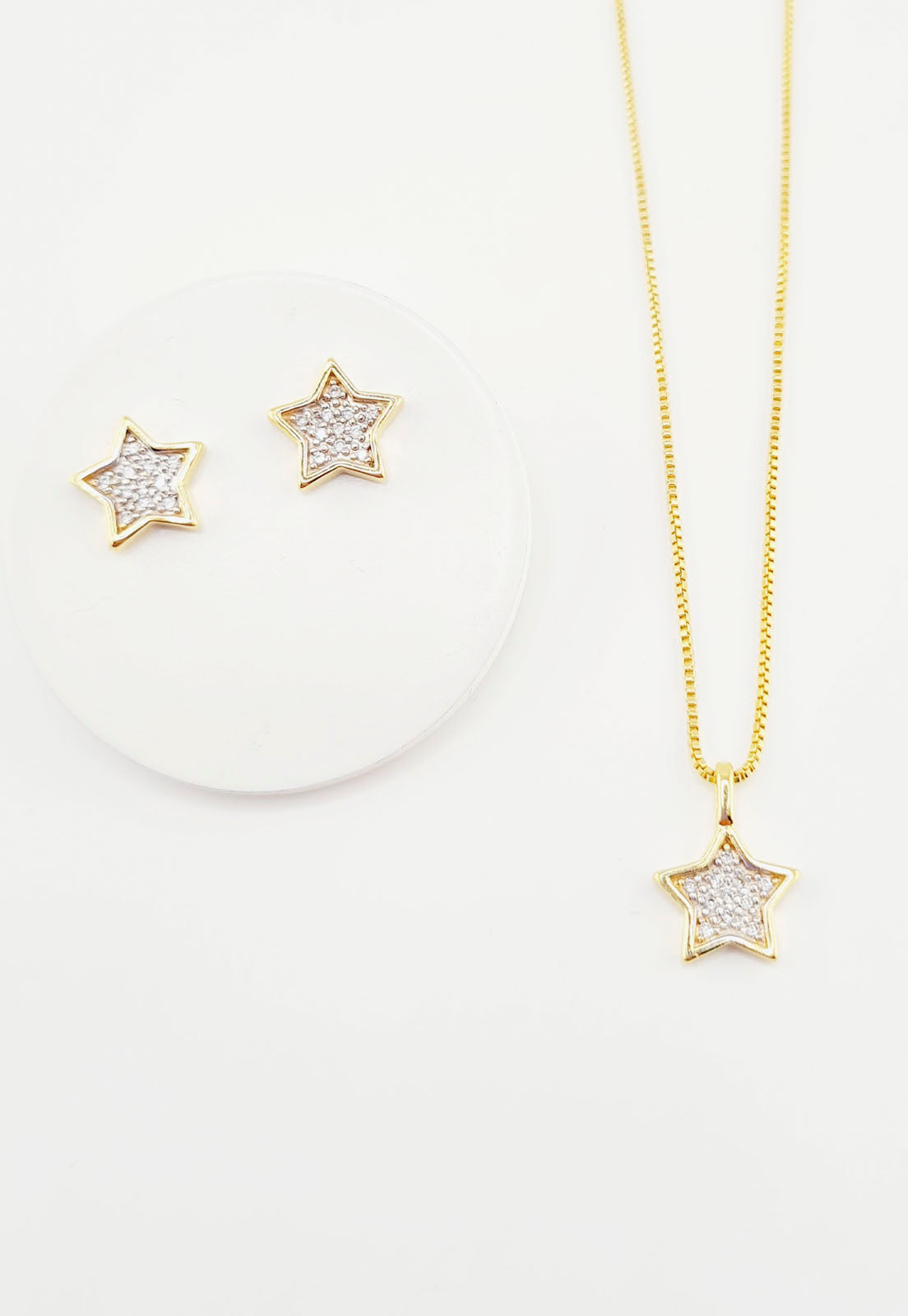 Conjunto Estelar Gold Con Micro Circones