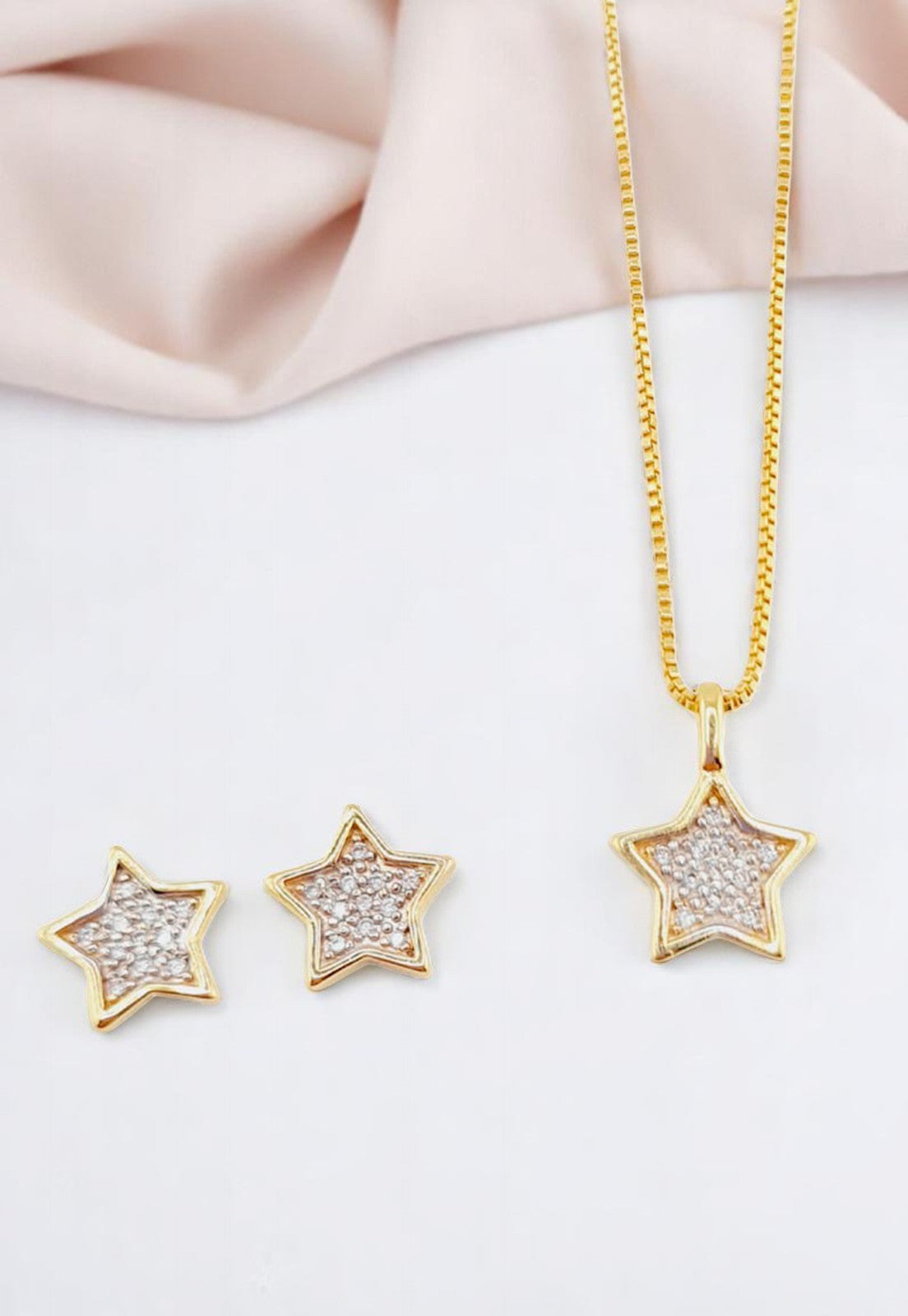 Conjunto Estelar Gold Con Micro Circones