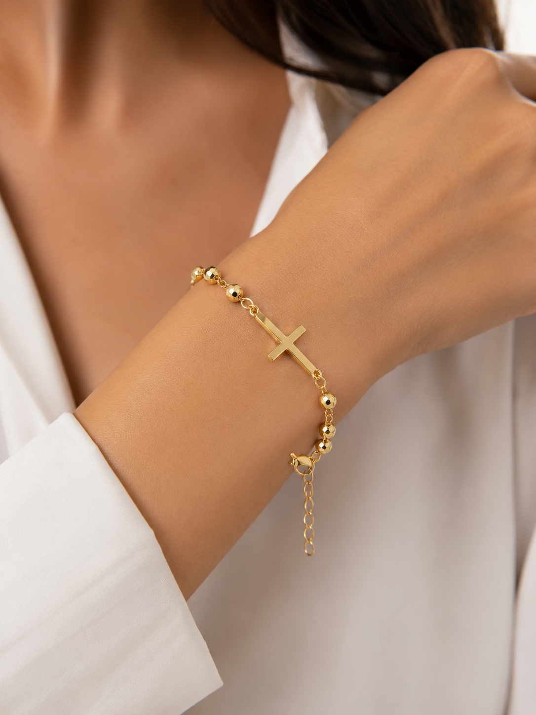 Pulsera Cruz de Fe