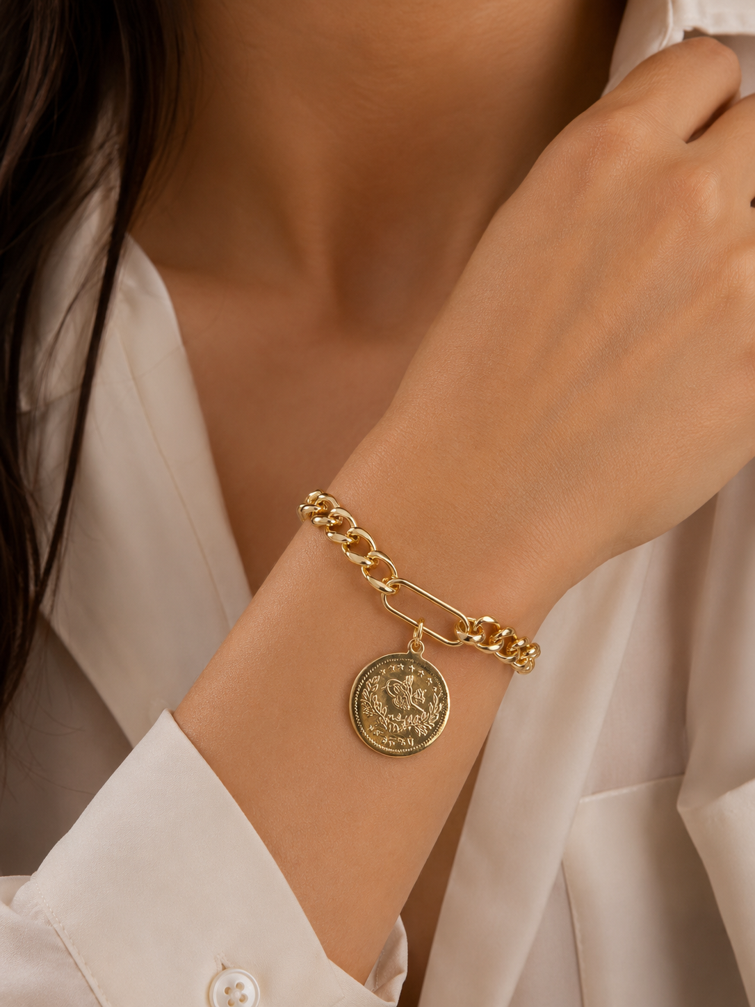 Pulsera Moneda de la fortuna