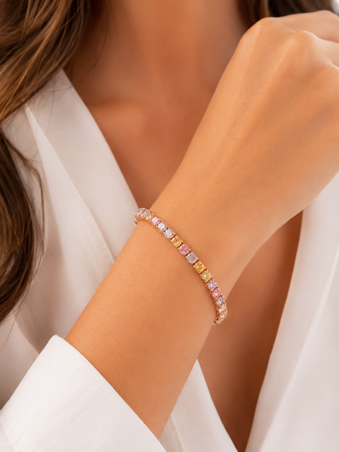 Pulsera Tennis Multicolor