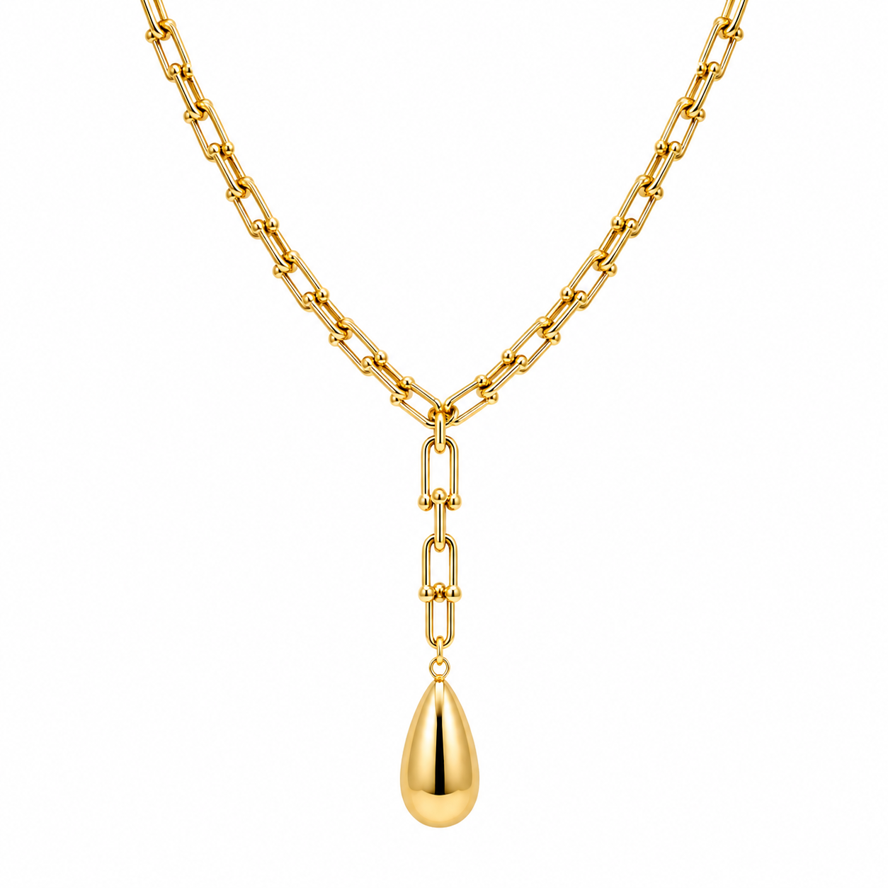 Collar Gota Elegante – Oro Laminado 14K