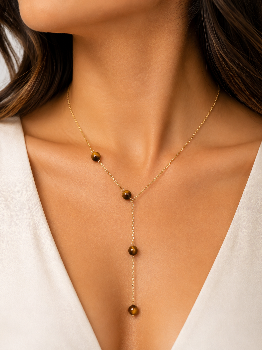 Collar Aurora Ojo de Tigre