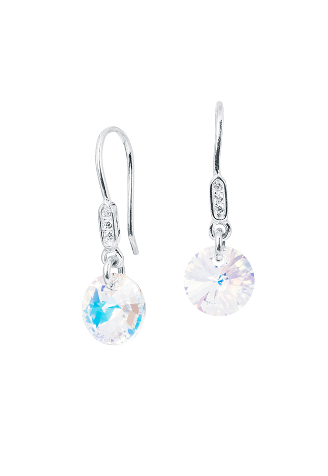 Aros Punto de Luz Circón Plata 925 - AB