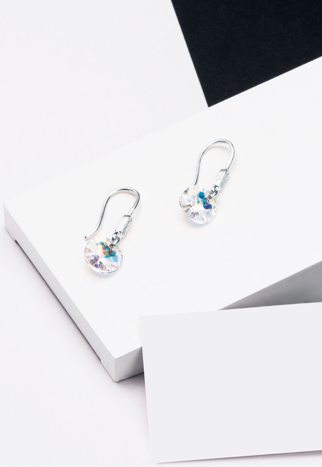 Aros Punto de Luz Circón Plata 925 - AB