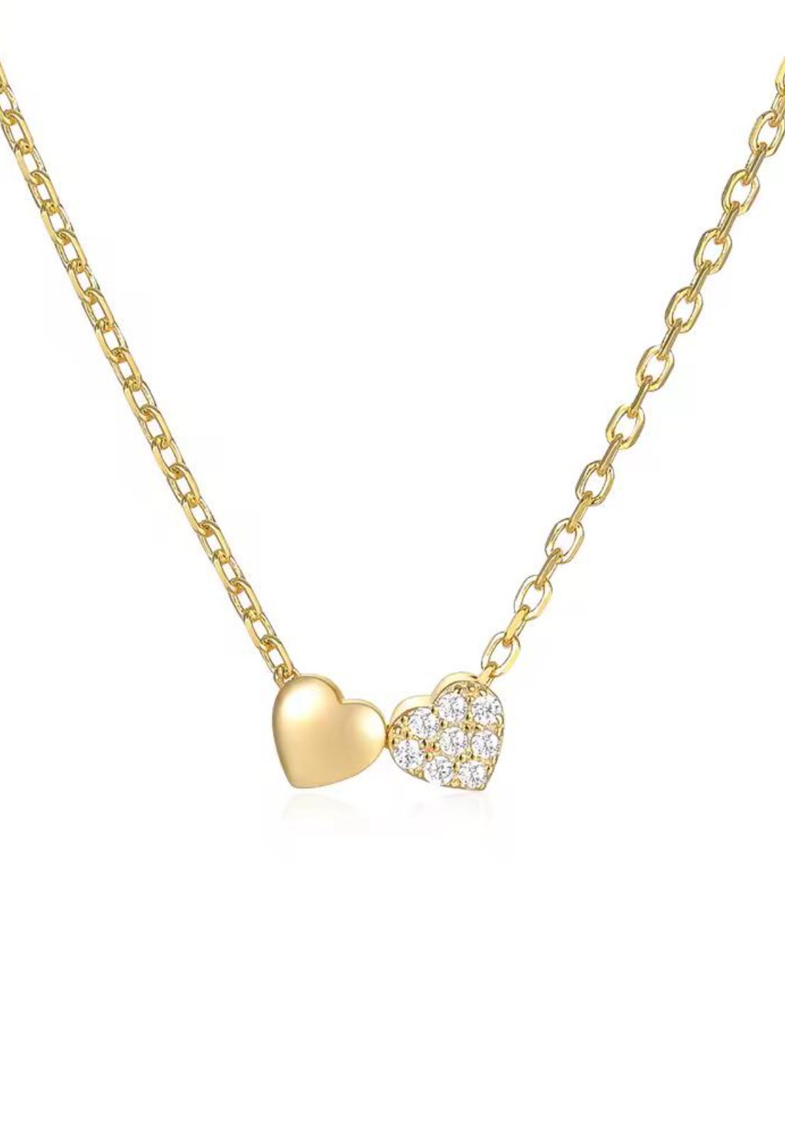 Doble corazón punto