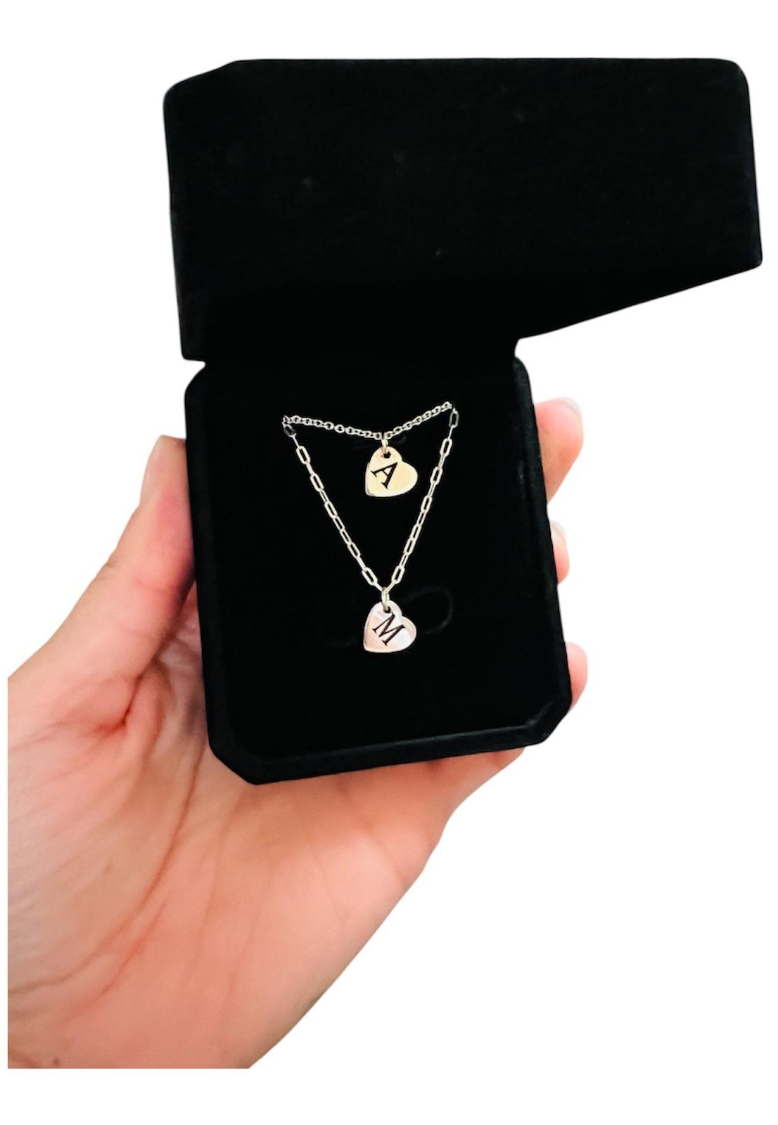 Medalla de plata 12mm. Corazon