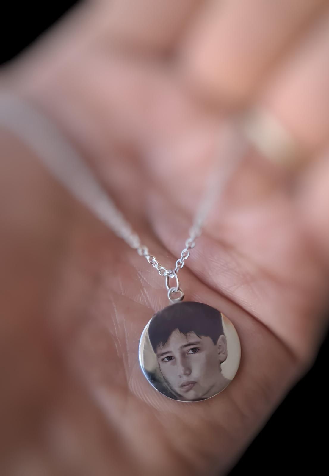 Medalla de plata 20mm. Circulo