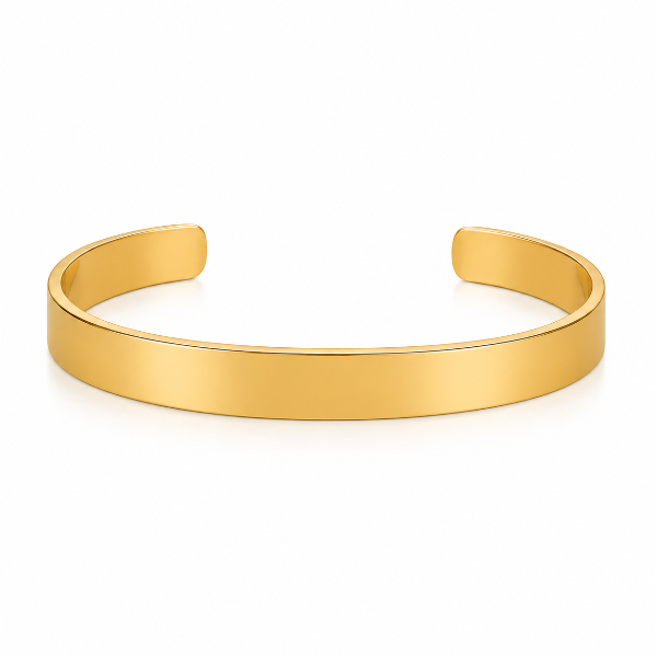 Pulsera tipo Esclava enchape de oro dorada