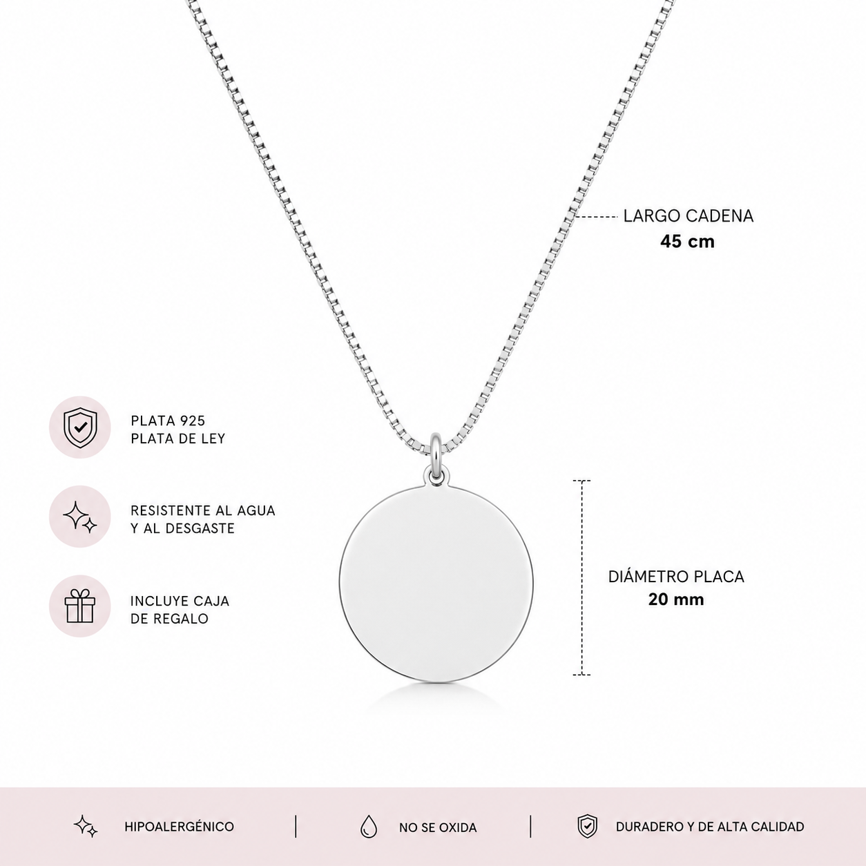 Medalla de plata, Circulo
